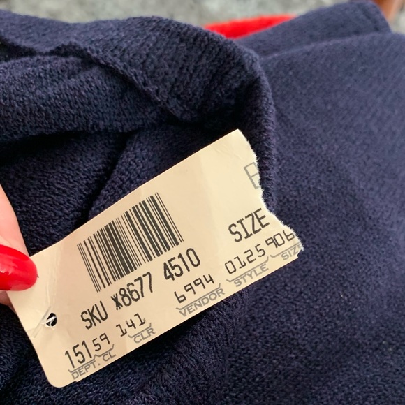 Don Sayres For Wellmore Navy Blue Skirt size 4 - Picture 6 of 16